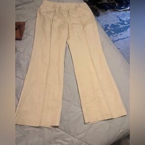 Bandolino Light Tan Pleated Trousers
